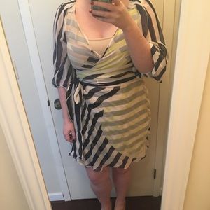 DVF silk wrap dress - Size 14